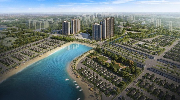 Masteri Waterfront ghi tên vào danh mục bất động sản cao cấp nhờ vị trí độc tôn cùng view biển hồ khoáng đạt