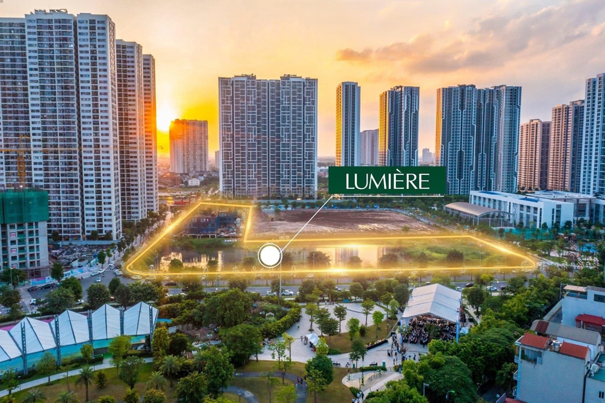 Vị trí Lumiere Evergreen nằm tại trung tâm đại đô thị Vinhomes Smart City
