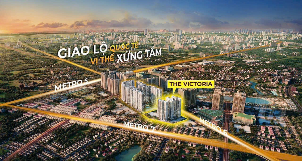 Tham khảo vị trí của dự án The Victoria Smart City