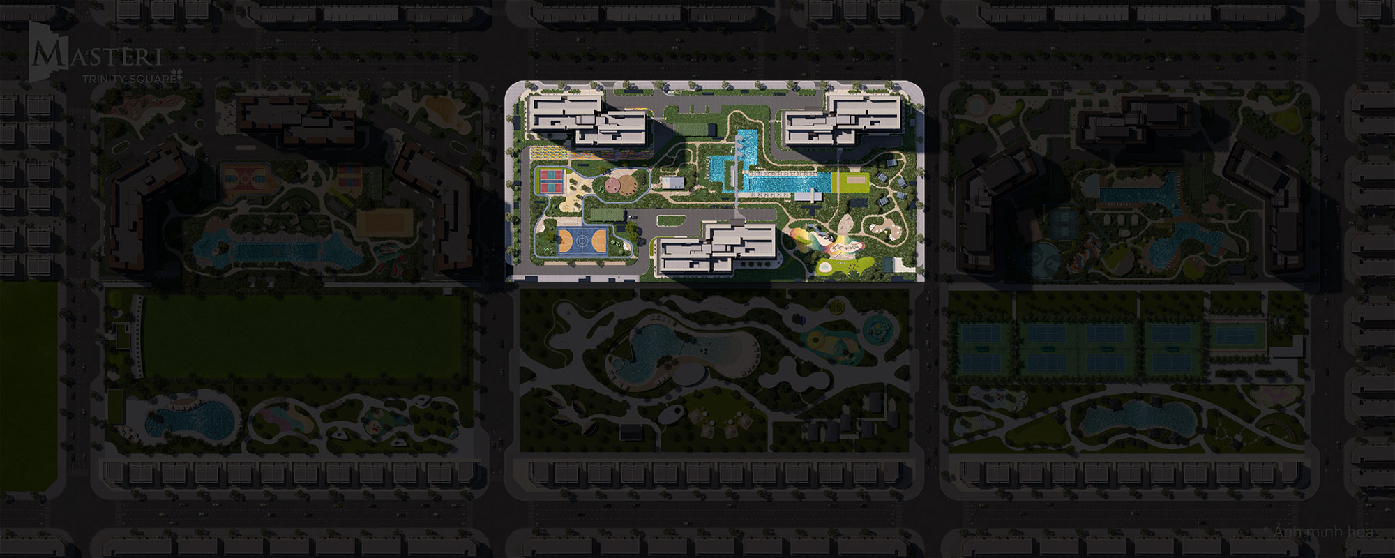 Vị trí phân khu Central Square Ocean Park 2