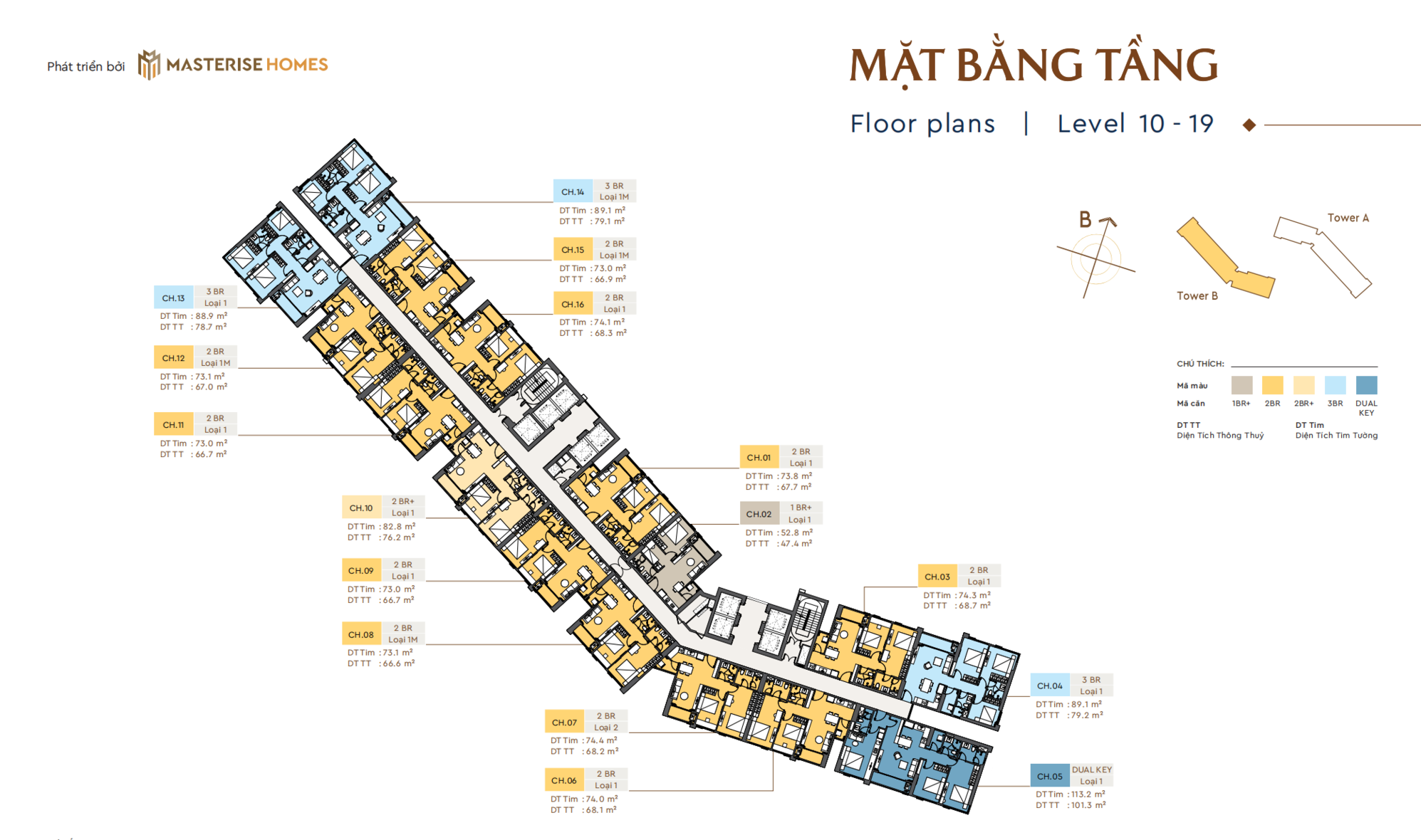 mặt bằng dự án masteri rivera đà nẵng