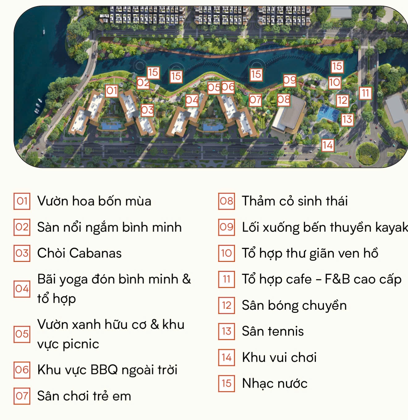 Masteri Park Place - The Global City - CẬP NHẬT BẢNG GIÁ MỚI NHẤT 2025 5 Cụm tiện ích công viên ven sông  masteri park place